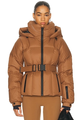 CORDOVA Monterosa Ski Jacket in Sepia - Rust. Size L (also in M, S, XS).