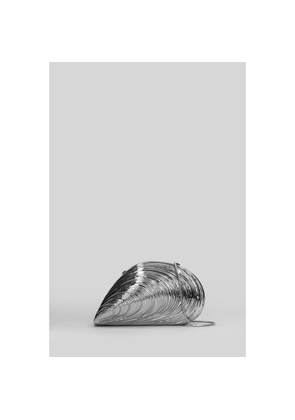 Simkhai Bridget Clutch In Silver Brass