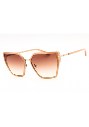 Guess Gradient Brown Butterfly Ladies Sunglasses GU00146 57F 59