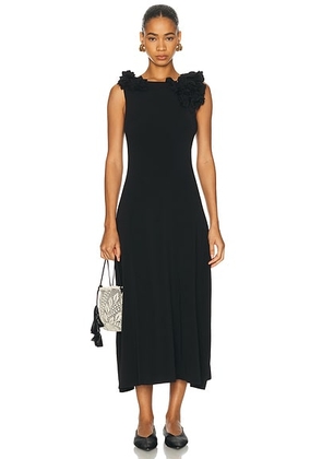 Altuzarra Woolfe Dress in Black - Black. Size L (also in M, S, XS).