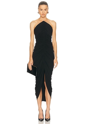Alexander Wang Structured Bodice Midi Dress in Black - Black. Size 0 (also in ).