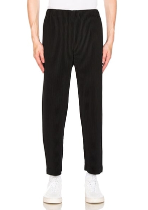 Homme Plisse Issey Miyake Straight Leg Trousers in Black - Black. Size 2 (also in 1, 3).