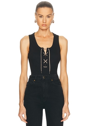 Burberry Cleo Tank Top in Black - Black. Size S (also in XS, M, L, XL).