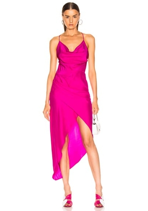 HANEY Holly Dress in Hot Pink - Pink. Size 0 (also in ).