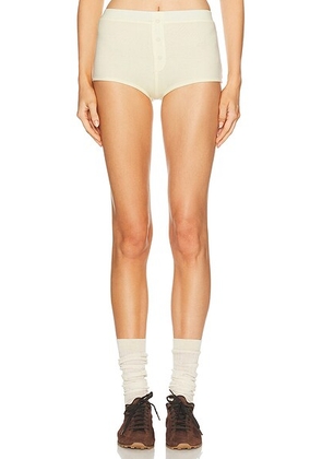 Entire Studios Booty Short in Limone - Lemon. Size L (also in M, XL).