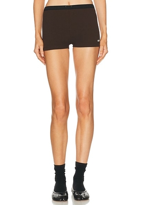 Entire Studios Lounge Short in Redwood - Brown. Size M (also in XS, S, L, XL).