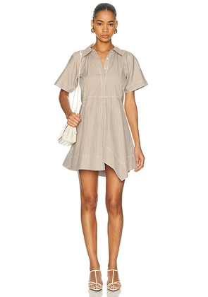 A.L.C. Julie Dress in Pearl & Aged Bronze - Beige. Size 0 (also in 2, 4, 6, 8).