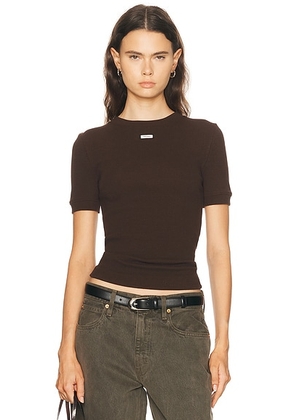 Entire Studios Lounge Tee in Redwood - Brown. Size M (also in L, S, XL, XS).