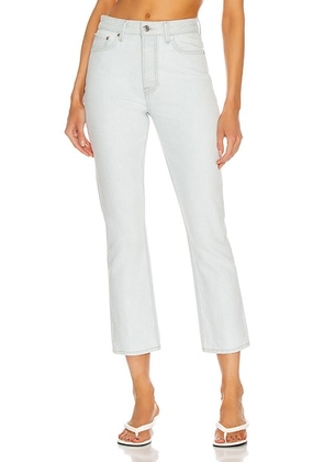GRLFRND Karolina High Rise Straight Crop Jeans in Indio - Denim-Light. Size 32 (also in 31).