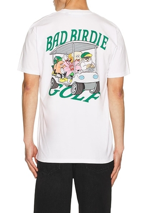 Bad Birdie Squad to the Masters Tee in Brilliant White - White. Size L (also in M, S, XL/1X).