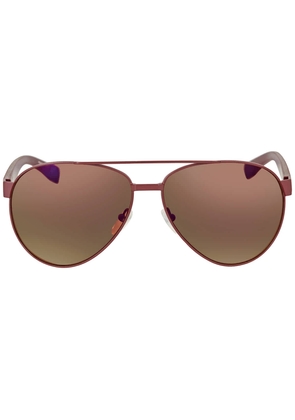 Lacoste Brown Pilot Unisex Sunglasses L185S 615 60