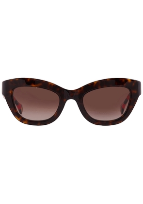 Carolina Herrera Brown Gradient Cat Eye Ladies Sunglasses HER 0086/S 0O63/HA 51