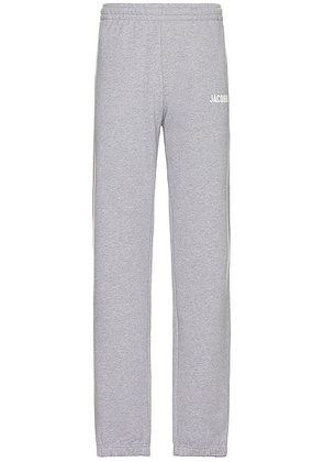 JACQUEMUS Le Jogging in Grey - Grey. Size M (also in L, S).