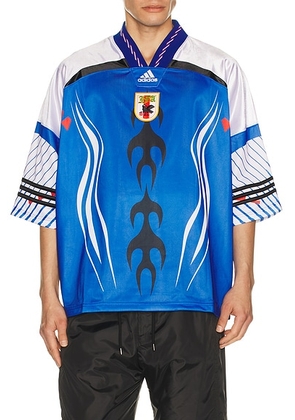Adidas Originals JFA Japan 10 World Cup Jersey in Power Blue - Blue. Size S (also in ).