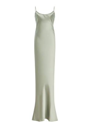 The New Arrivals Ilkyaz Ozel Exclusive Satin Slip Dress - Moda Operandi