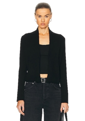 Guest In Residence Stealth Cardigan in Black - Black. Size XL (also in XS, L).
