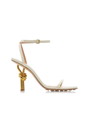 Bottega Veneta Knot Leather Sandals - Moda Operandi