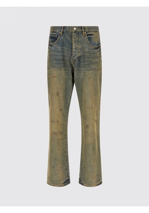 Jeans PURPLE Men color Yellow