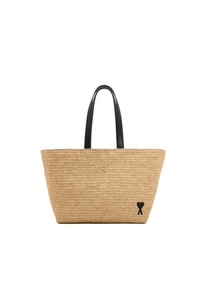 Ami Alexandre Mattiussi Rafia Tote Bag
