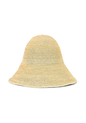Janessa Leone Teagan Hat in Natural - Neutral. Size S (also in L, M).