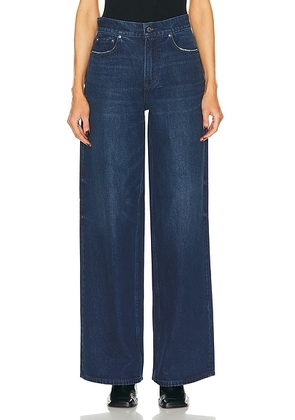 GRLFRND Angelina Baggy Slouch Jeans in Ryman Blue - Blue. Size 26 (also in 24, 25, 27, 28, 31, 32).
