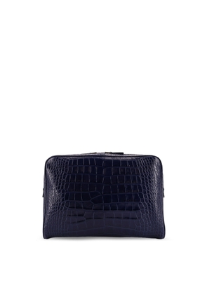 Tom Ford Croco Print Leather Laptop Pouch