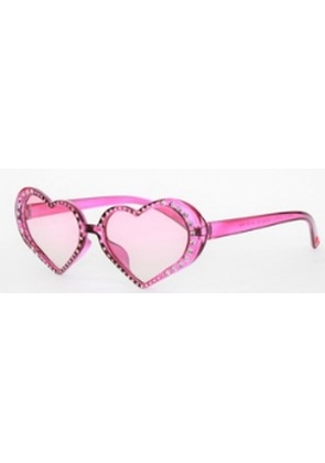 Betsey Johnson Pink Irregular Ladies Sunglasses 10267767.CGR PNKPNK