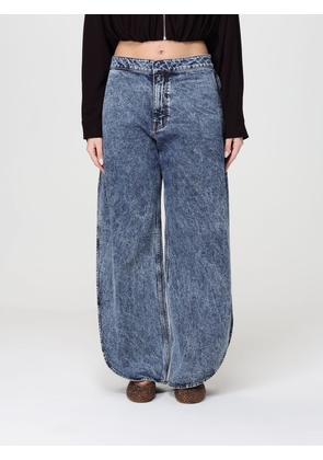 Jeans ALAÏA Woman color Gnawed Blue