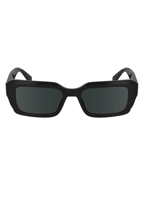 Calvin Klein Dark Grey Rectangular Unisex Sunglasses CKJ24620S 001 53