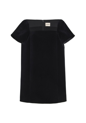 Khaite Benji Velvet Mini Dress - Moda Operandi