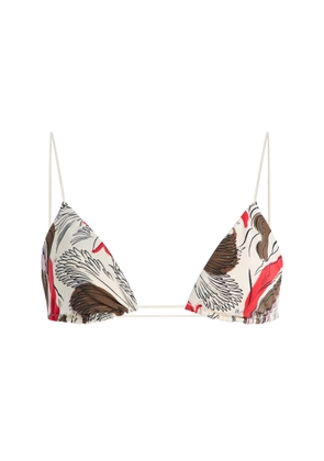 Ziah The Fine Strap Triangle Bikini Top - Moda Operandi