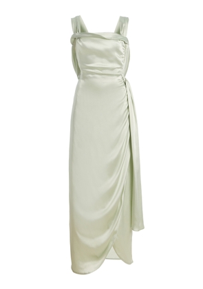 Maison Margiela Satin Maxi Dress - Moda Operandi