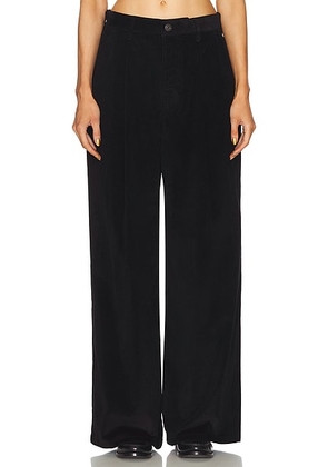 FRAME The Corduroy Trouser in Black - Black. Size 12 (also in 14).