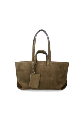 A.P.C. Le Drummer Suede Bag