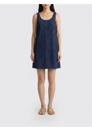 Dress AMI PARIS Woman color Indigo
