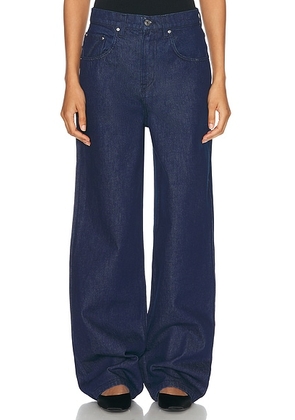 GRLFRND Enya Drop Rise Jeans in Franklin - Denim-Dark. Size 28 (also in ).