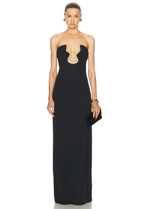 Cult Gaia Abril Gown in Black - Black. Size 0 (also in 6).