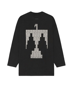 Fear of God Long Sleeve Logo Tee in Black - Black. Size M (also in L).