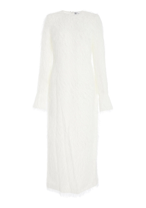 Oscar de la Renta Fringed Fil Coupe Midi Dress - Moda Operandi