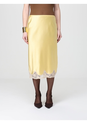 Skirt SAINT LAURENT Woman color Yellow