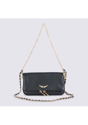 Zadig & Voltaire Black Leather Rock Nano Shoulder Bag