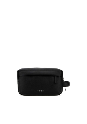 Givenchy Black Leather U Backpack Beauty Case