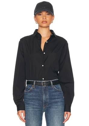 FLORE FLORE Zoe Top in Black - Black. Size S (also in L, XS).