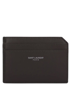 Saint Laurent Signature Logo Open Card Holder