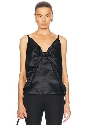 Givenchy Bow Tank Top in Black - Black. Size 36 (also in 34, 38).