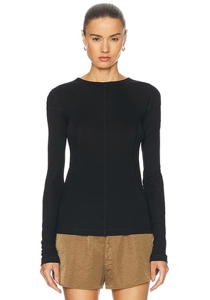 Helmut Lang Sport Long Sleeve Top in Black - Black. Size XS (also in ).