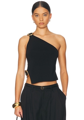 Cult Gaia Valeria Knit Top in Black - Black. Size XS (also in ).