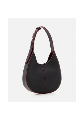 Tods Hobo Leather Shoulder Bag