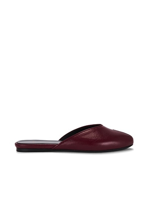 Jude Date Flat Sandal in Bordeaux Leather - Burgundy. Size 36.5 (also in 36, 37, 37.5, 38).
