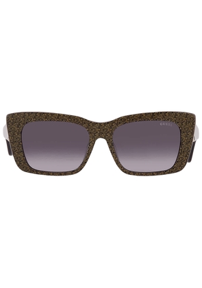 Guess Smoke Gradient Cat Eye Ladies Sunglasses GU7890 01B 55